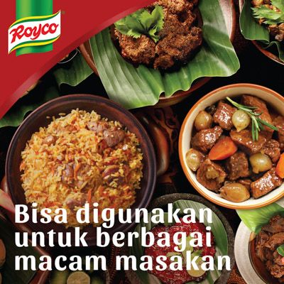 Royco Bumbu Rempah Serbaguna 525g - With Royco Bumbu Dasar Rendang, everyone can make delicious authentic Rendang every time!